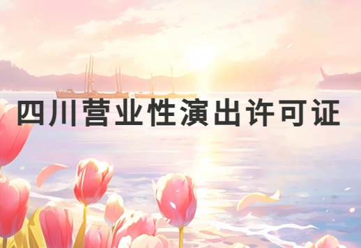 四川營(yíng)業(yè)性演出許可證怎么辦理,申請(qǐng)流程、條件及材料指南