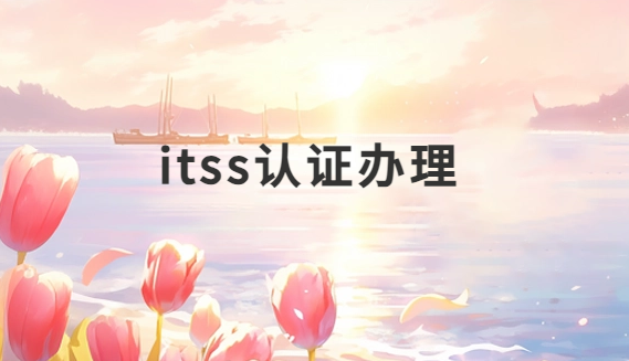 itss認(rèn)證辦理(一文就能懂)