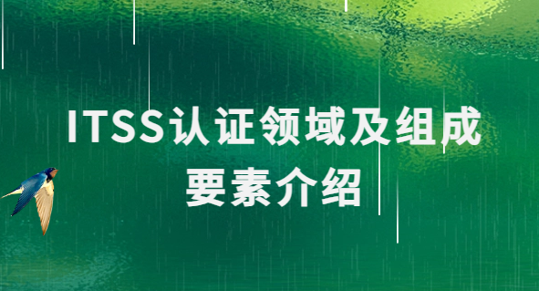 ITSS認(rèn)證領(lǐng)域及組成要素介紹(咨詢 運(yùn)維 云服務(wù) 數(shù)據(jù)中心)