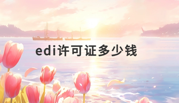 edi許可證多少錢(花費多少錢能得到EDI證)